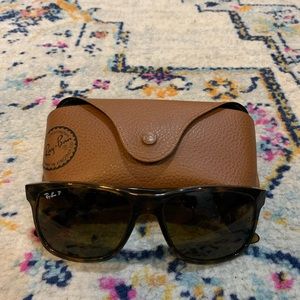 Polarized tortoise Ray Ban sunglasses